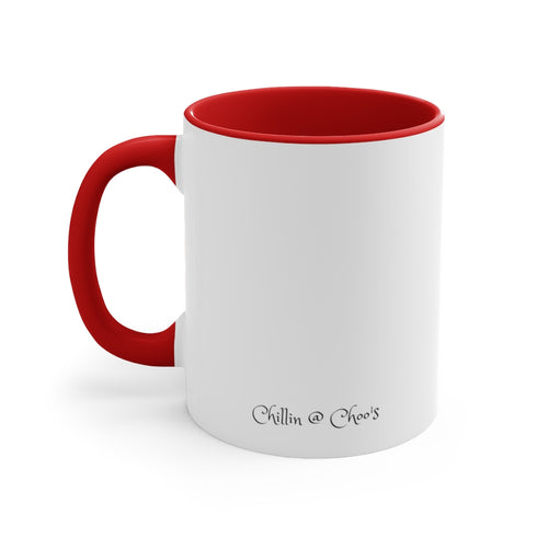 Choo Choo Logo Chillin @ Choo's Accent Coffee Mug, 11oz